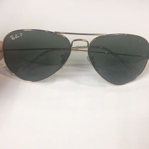 Original Ray Ban 58 mm polarized sunglasses